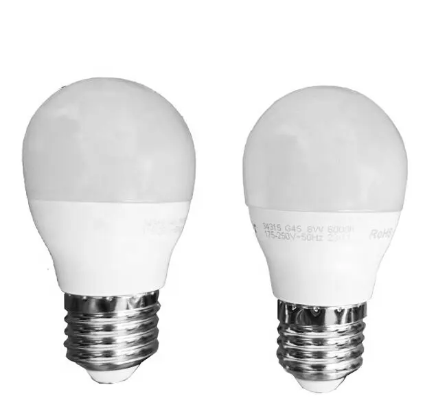 Hot Selling E27 8w G45 6500k Lampen lampe Weiß Energie sparende LED-Lampen Licht LED-Lampe