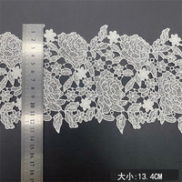 Perlé lait soie dentelle Lolita robe accessoires fleur ondulée brodé manchette ourlet personnalisé largeur haute nouvelle dentelle tissu en gros