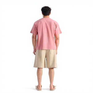 Men's 100% Cotton Knitted Short Sleeve T-Shirt Custom Printing Plain Soft Casual Summer High Quality Custom <b>Logo</b> Supplier - Product Image 2