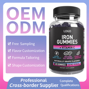 Gummies véganes au fer et complexes vitaminiques avec acide folique et zinc pour le soutien énergétique en cas de carence en fer et d'anémie - Product Image 5