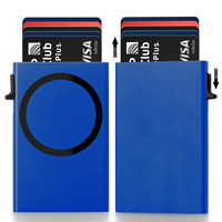 Dompet Kartu Anti RFID dengan Proteksi NFC, Desain Ekspansiabel untuk Hadiah, Logo Custom