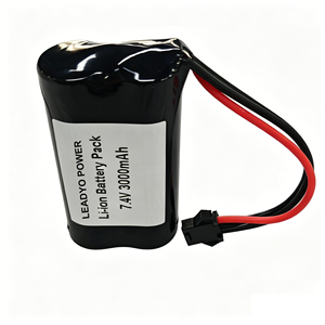 7.4v 2s 3000mah 12c 18650 लिथियम आयन बैटरी पैक के लिए SM-3P कनेक्टर 68.5 एक्स 18.7 एक्स 36.7 मिमी खिलौना कार नावों के लिए - Product Image 2