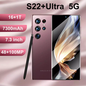 Nuevo en venta <span class=keywords><strong>S22</strong></span> + U L Tra 16GB + 1TB jugar juegos sin tartamudear teléfono móvil inteligente 7,3 pulgadas desbloqueo facial teléfono celular de pantalla completa - Product Image 5