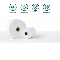 Rouleau de papier thermique blanc 3-1/8" x 230' 48 g/m² sans BPA ni BPS Modèle F0021 pour TPV de supermarché Vente en gros usine