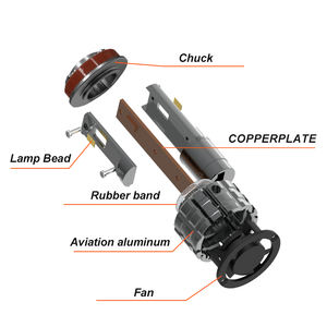 Bombilla LED X7 de Luz Tricolor de Alto Brillo y Volumen Pequeño para Faros Delanteros de Automóvil, Bombillo LED H4, H13, H7, H11, Hb3, 9006 - Product Image 5