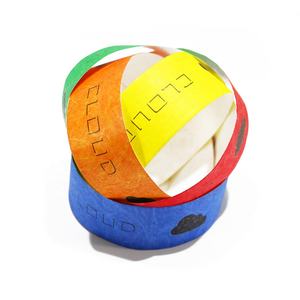 Tyvek-pulsera de papel con logotipo impreso personalizado, accesorio promocional, VIP Tickets - Product Image 2