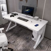 Escritorio de Computadora en Forma de L con Superficie de Madera Resistente y Estructura de Hierro, Diseño Ergonómico, 5+ Espacios de Almacenamiento, para Oficina