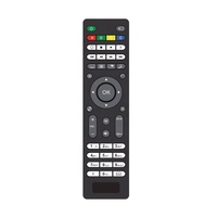 Télécommande IR personnalisée pour téléviseurs LCD CHIANGHONG TCL SKYWORTH avec matériau ABS, apprentissage du code à code roulant et portée de 10 m