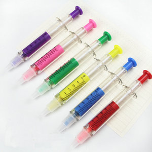 Semua jenis besar gel pena besar mainan lucu injektor Highlighter pensil kartun perawat dokter injeksi pena dengan logo kustom - Product Image 2