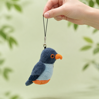 Vente en gros OEM d'usine : Porte-clés en peluche mignons en forme d'oiseaux, jouets en peluche personnalisés, jouets en peluche doux et animaux en peluche pour cadeaux d'enfants et pendentifs de sac