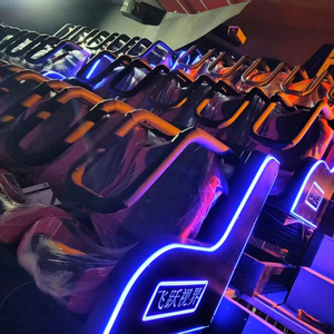 Bon frisson d'expérience de <span class=keywords><strong>la</strong></span> réalité virtuelle Immersive avec le <span class=keywords><strong>cinéma</strong></span> de vol du parc à thème 5D 7D de VR avec multi-sièges - Product Image 6