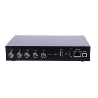 OTV-HDS4 Streaming pour IPTV H.264 HEVC H.265 Encodeur Décodeur pour la radiodiffusion et la télévision Prend en charge Youtube Facebook RTMP