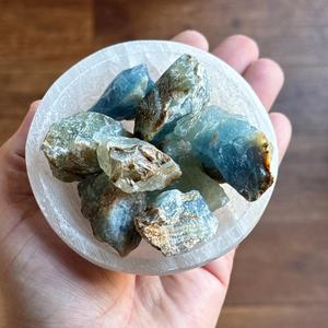 Piedra Natural de Ónix Azul al por Mayor, Cristal Curativo de Alta Calidad, Piedra en Bruto para Decoración del Hogar y Regalos - Product Image 4