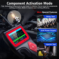 Sonda de Potencia Inteligente TopDiag P200 9V-30V con Relé, Diodo y Osciloscopio, Herramienta de Diagnóstico Automotriz