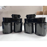 Embouts d'échappement quadruples en fibre de carbone pour BMW X5 G05 X6 G06 X7 G07 M Performance