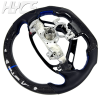 Volant sport en cuir avec LED en fibre de carbone personnalisé, avec poignée latérale en fibre de carbone pour Infiniti G37 G37X G37S G35 EX37