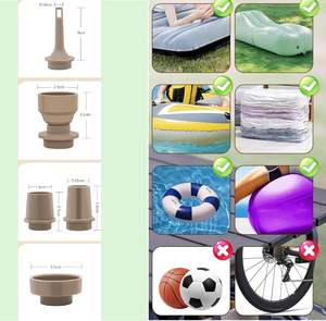 Pompe à air électrique portable mini rechargeable pour dégonfler les piscines gonflables, les matelas pneumatiques, les bateaux, les piscines - Product Image 3