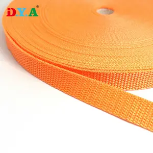 Durable 15mm Orange Colorful PP Polypropylene Webbing Belt Tape