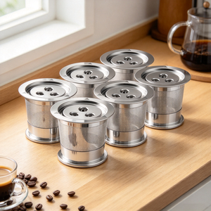 Stainless Steel Eco-Friendly Portable Fine Mesh Tea Infuser with Lid Easy to Clean for Loose Tea - Product Image 1