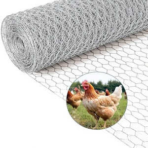 <span class=keywords><strong>Grillage</strong></span> hexagonal galvanisé en fil de fer à faible teneur en carbone de 16 po x 70 pi, robuste, pour clôture de jardin, volailles et lapins - Product Image 1