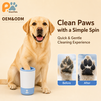 Gobelet de lavage électrique étanche en ABS pour pattes d'animaux – Produits de bain pour chiens et chats