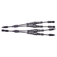 Kabel Harness PV Dengan Sekring Tipe Y/H/Lurus/Through 2 ke 1 Plus Kabel Sambungan Tegangan Tinggi DC Surya Rakitan Kabel Kombiner