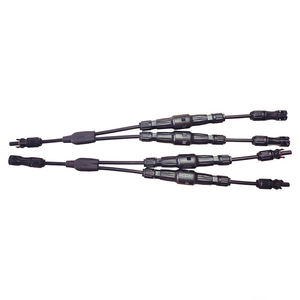 Cable de Conexión de Alta Tensión CC Solar con Fusible, Tipo Y/H/Recto/Travesaño, de 2 a 1, para Paneles Fotovoltaicos - Product Image 4