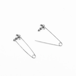 Pendientes de seguridad con forma de ancla, de acero de titanio, para mujeres y hombres, diseño geométrico de moda, origen Guangzhou - Product Image 4