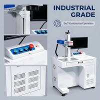 Machine de marquage laser à fibre AOGEO SINO Fibra, machine de gravure, machine de marquage laser UV pour métal, plastique, papier, bois, 20w, 30w, 50w