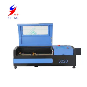 Hot sell 3020 3040 3050 CO2 laser engraving and cutting machine with 50w laser tube with electrical lift table