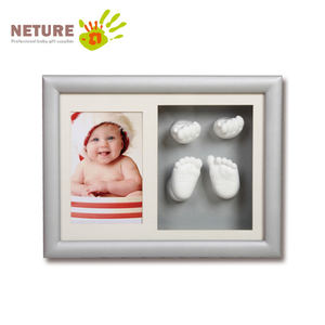 Vente chaude 3D Main et Empreintes Bébé Main et <span class=keywords><strong>Pied</strong></span> Casting Kit Souvenir dans Cadre <span class=keywords><strong>Photo</strong></span> - Product Image 4