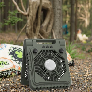 10000mAh Portable LED Lantern Fan Cordless <b>Battery</b> Operated 3 Speeds Powerbank App-Controlled Brushless Motor Outdoor Household - Product Image 5