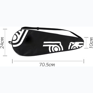 Sac de transport rembourré léger pour raquette de tennis, badminton, pickleball, sac à dos pour raquette - Product Image 1