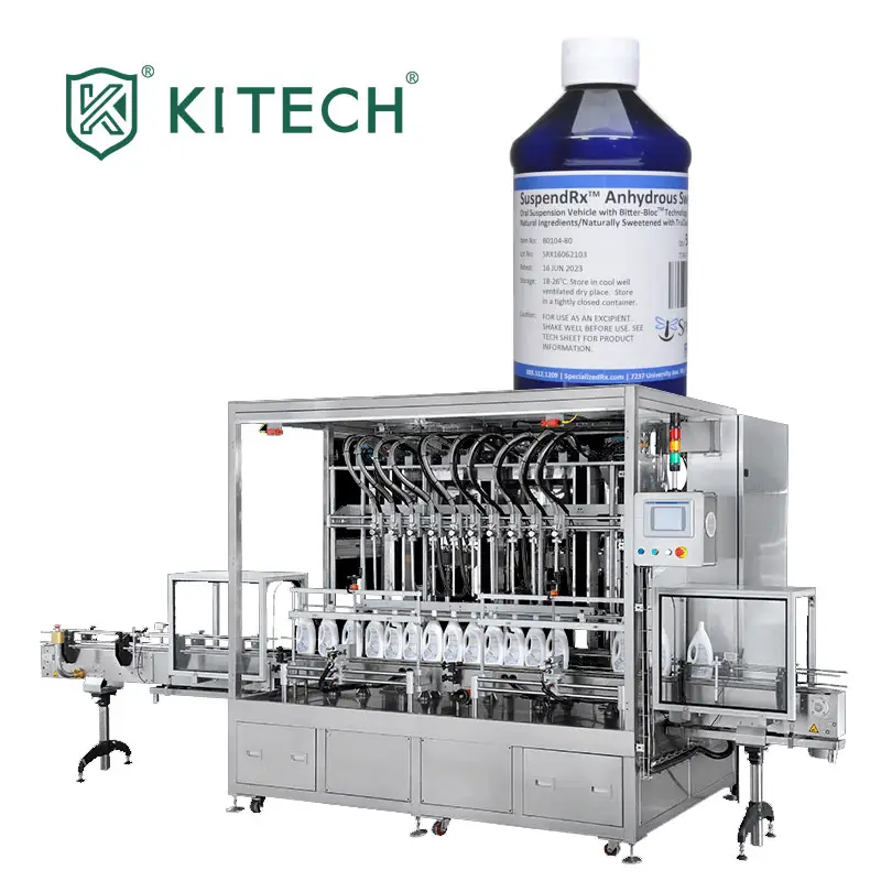 Ce approved automatic syrup oral liquid filling machine production line