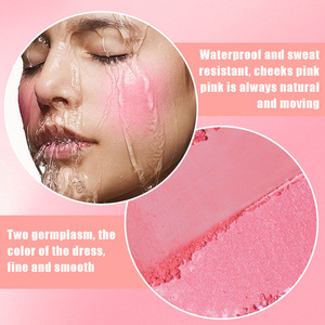 Cosmétiques Gel non volant Blush et Enlumineur multicolore, <span class=keywords><strong>Palette</strong></span> de fards à joues et fards à paupières, pour un effet 3D éclatant et un contouring, couleurs européennes et américaines - Product Image 5