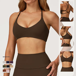 Hochwertige haut freundliche High Impact Sport-BH Butt Lift Fitness Dreiviertel-Shorts Workout Yoga-BH - Product Image 1