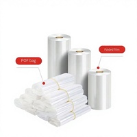 Film rétractable POF monocouche recyclable sans odeur à bas point de fusion pour machine d'emballage automatique de couverts jetables