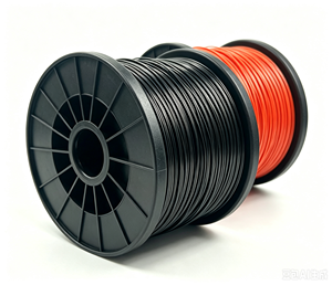 Fil de fixation en acier plastifié PET stabilisé aux UV pour usage extérieur en jardin, pour filet d'ombrage et maille anti-insectes - Product Image 1