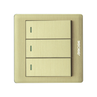 Interruptor de Luz de Pared de 3 Vías y 2 Posiciones, Serie A7K, Interruptor Eléctrico Residencial para Interiores