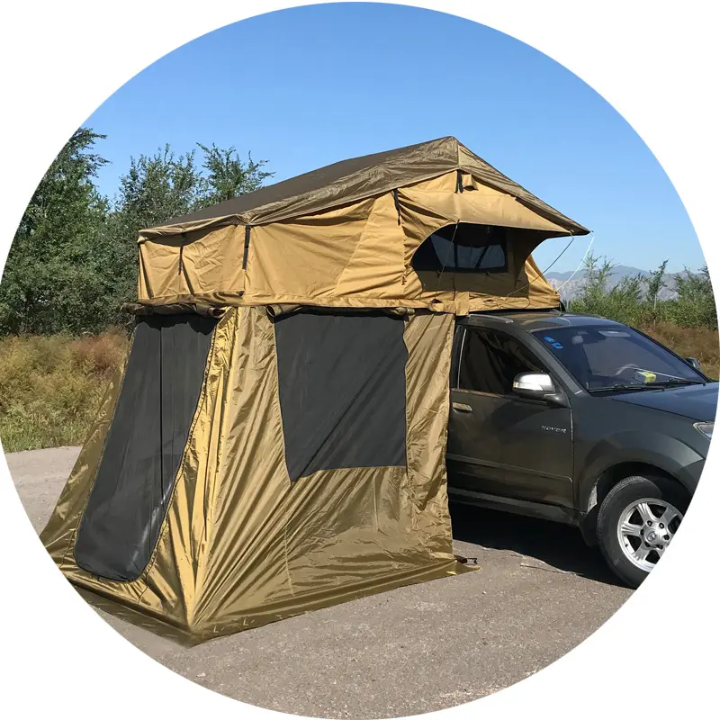 4 × 4 Outdoor Camping Offroad Rooftop Tent Car Roof Top Tent Soft Roof Tent