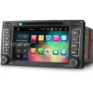 Erisin ES8156T 7 "Android 10.0 Octa Core Car DVD Player for VW T5 Multivan TOUAREG Radio DSP CarPlay & Auto GPS TPMS DAB 4G 64G