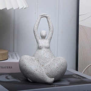 Sculpture <span class=keywords><strong>de</strong></span> femme en résine blanche, ornements pour salon, chambre, hall - Décoration <span class=keywords><strong>de</strong></span> la maison pour le Nouvel An chinois et Pâques - Product Image 5