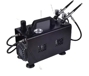 AS18TA Airbrush Professional Airbrush Compressor Airbrushing System Kit for Model Making DIY Hobby