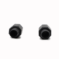 Plastique noir 3.5mm stéréo Audio mâle prise Jack à souder connecteur casque 3 pôles Mono prise convertisseur adaptateur mâle prise