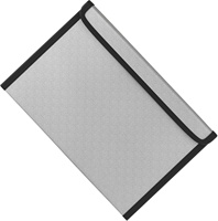 BSCI personnalisé grande pochette portefeuille ignifuge sacs d'argent résistant à l'eau et au feu sac de documents ignifuge