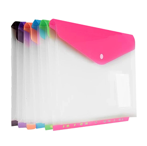 Pochettes en <span class=keywords><strong>plastique</strong></span> pour <span class=keywords><strong>classeur</strong></span>, 11 trous, classeurs extensibles pour classeurs à 2/3/4 anneaux, <span class=keywords><strong>pochette</strong></span> pour documents avec bouton-pression et étiquette - Product Image 2