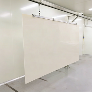 Op maat gesneden, chemisch bestendige, antistatische <span class=keywords><strong>PVC</strong></span>-plaat, klaar voor installatie, ivoorwitte ESD <span class=keywords><strong>PVC</strong></span>-plaat voor cleanroom - Product Image 1