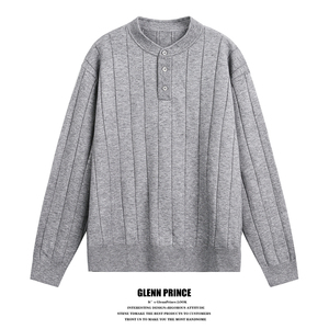 Explosions transfrontalières <span class=keywords><strong>taille</strong></span> européenne tricoté avant hommes Cardigan pull veste chaud mince affaires anti-boulochage usine - Product Image 4