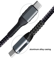 Câble de charge rapide 5A pour téléphone portable, 100W, puce E-marker, antidérapant, pour ordinateur et imprimante