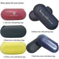 Boîtes de voyage pour montres en cuir avec logo personnalisé pour hommes vente en gros étui de protection à fermeture éclair en EVA pour montres